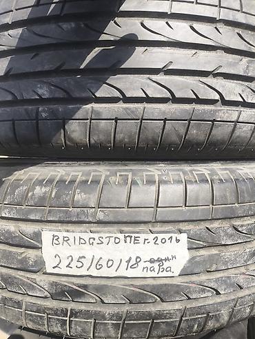 60: Шины 225 / 60 / R 18, Лето, Б/у, Пара, Легковые, Bridgestone — 1