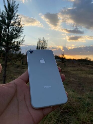 ми планшет: IPhone 8, Колдонулган, 64 ГБ, Күмүш, 100 %