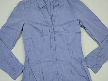 błękitne bluzki damskie: Shirt, H&M, M (EU 38), condition - Very good