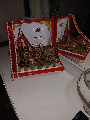 oğlan üçün hediyyeler: Məhsul: Gül buketləri və dekorativ hədiyyələr - Zərif gəlin buketi — 10