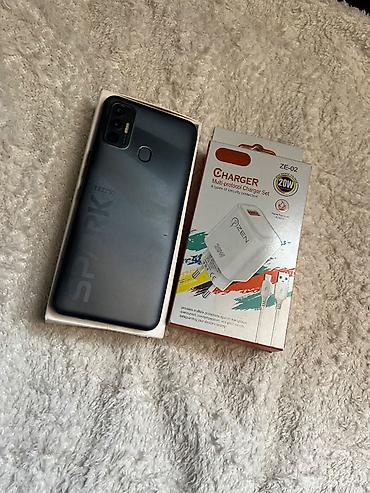 redmi pad 7: Tecno Spark 7, 32 GB, rəng - Qara, Sensor — 5