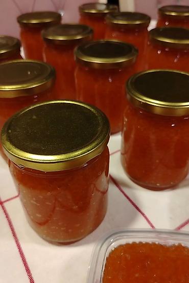 salmon baligi qiyməti: Məhsul: Qırmızı kürü (balıq kürüsü) Təsvir: - Şüşə bankalarda və — 1