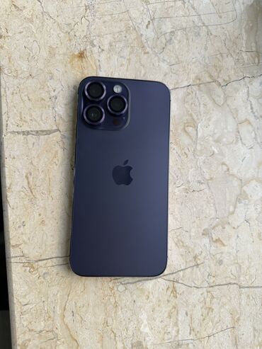 telefon teze: IPhone 14 Pro Max, 128 GB, Deep Purple, Face ID