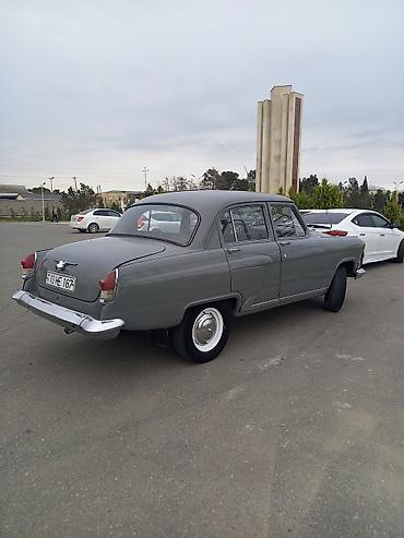 QAZ: GAZ-21 “Volqa” klassik sedan - Kuzov: 4 qapılı sedan, boz rəng, xrom — 7