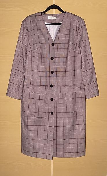 dəri jaket: Yaz- payiz mohsumu ucun yungul astarli plasdir. Parçasi kletçatka — 1