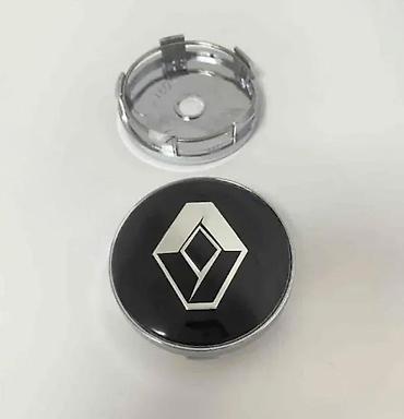 fabricke dimenzije guma: ČEPOVI POKLOPCI ZA FELNE RENAULT 60 MM 56 MM - CRNI | ORIGINALNI — 1