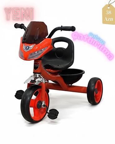 Velosipedlər: Yeni Üç təkərli Uşaq velosipedi 12", Pulsuz çatdırılma — 1
