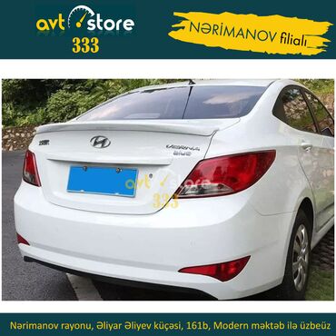 masin satislari: Hyundai Akcent 2012-2013 Original Spoiler . Nərimanov filialında