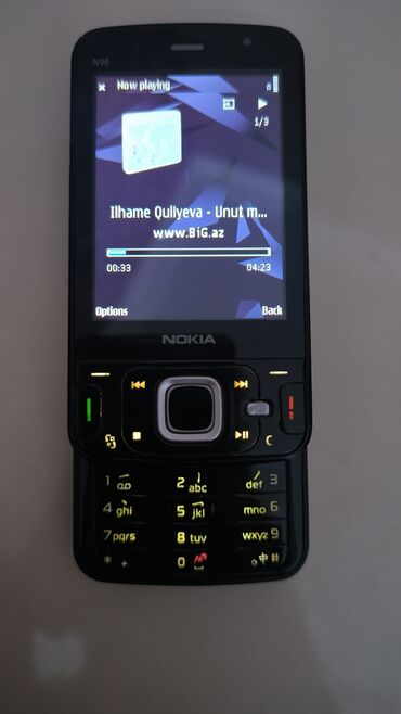 Nokia: Nokia N96, 8 GB, rəng - Qara, Düyməli — 7