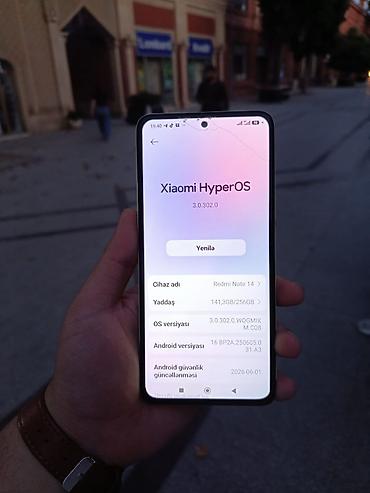 mabil telefon: Redmi Note 14, 256 GB, rəng - Yaşıl — 6