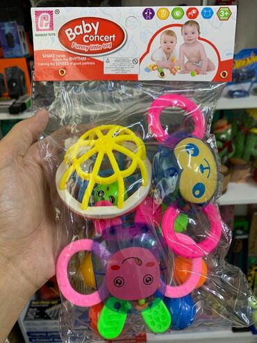 детские игрушки погремушки: Погремушки [ акция 50% ] - низкие цены в городе! Новые! В упаковках!