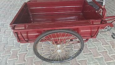 velosipedlər isma: Yükdaşıma üçtəkərli velosiped – Aoxin/AXP - Rəng: tünd bordo (korpus — 6