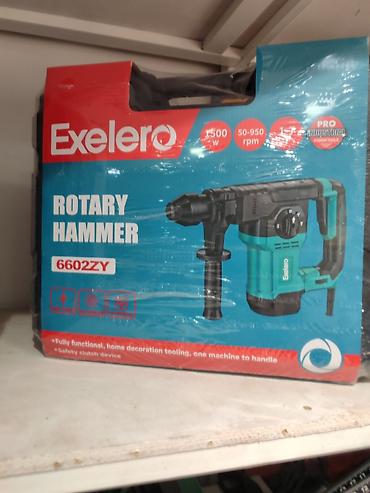 Exelero Rotary Hammer 6602ZY - Güc: 1500 W - Sürət aralığı: 50–950 lalafo.az -da Exelero Rotary Hammer 6602ZY - Güc: 1500 W - Sürət aralığı: 50–950