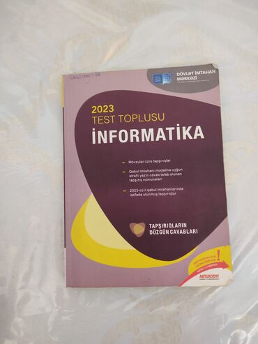 informatika pdf download: İnformatika test toplusu (Yaxşı vəziyyətdədir cırığı söküyü