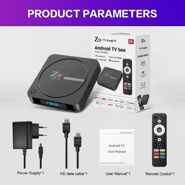 tap az işlənmiş televizor: Smart TV boks Google TV Android