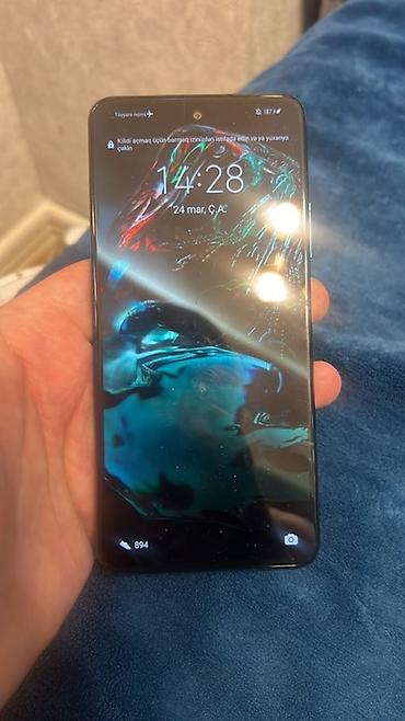 led selfi: Huawei 128 GB, rəng - Göy, Barmaq izi — 2