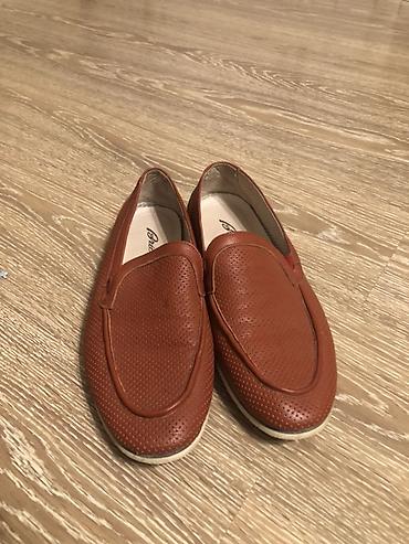 kisi lofer: Brioni brendi kişi mokasinləri - Model: slip-on mokasin - Rəng: tünd — 3