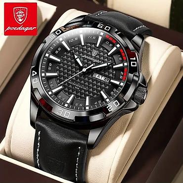 ultra watch: Kişi qol saatları kolleksiyası 1) Poedagar analog saat - Rəng: qara - — 1