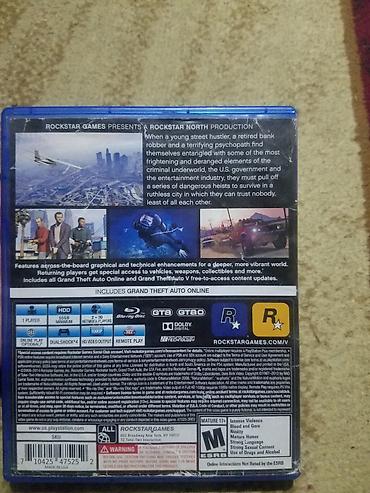 xbox x series: Məhsul: Grand Theft Auto V (GTA V) – PS4 üçün fiziki Blu‑ray disk — 4