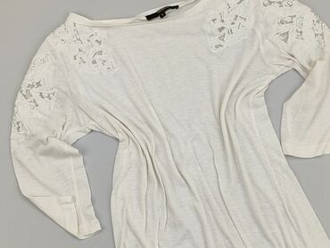 białe bluzki z kwadratowym dekoltem: Bluzka Damska, Reserved, S, stan - Zadowalający