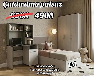 Digər mebel: Gənc oda🤴👸 DOLAB+çarpayı+termo💥 Yeni və sifarişlə Qiymət : *490₼* — 1