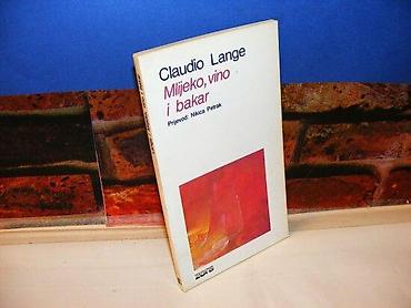 levis torbe: Mlijeko vino i bakar claudio lange 1987 na prelistu otisnut pečat — 1