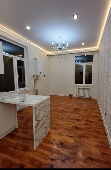 строка кг продажа квартир: 1 бөлмө, 44 кв. м, Элитка, 5 кабат, Евроремонт