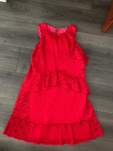 Haljine: PS Fashion S (EU 36), bоја - Crvena, Na bretele — 2