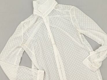 czarne bluzki z bialym kolnierzykiem: Promod, Women's blouse, size S