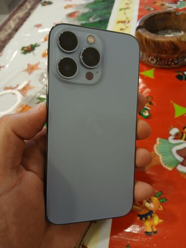 Apple iPhone: IPhone 13 Pro, 128 GB, Sierra Blue, Face ID