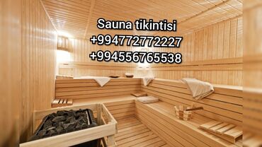 hamam təmiri: Sauna tikintisi və təmiri. Rus hamamı, Türk hamamı və par otağı