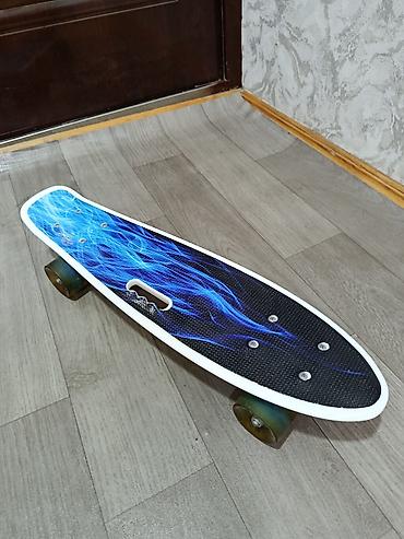 inmotion s1: Böyük təkərli skuter (elektriksiz)skeytboard hədiyyə. - Rəng: qara - — 7
