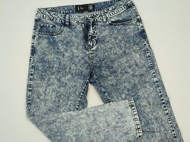 jeansowe rozkloszowane spódniczka: Джинси, M, стан - Дуже гарний