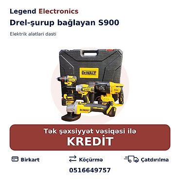 boya seti: Elan başlığı: Drel-şurup bağlayan S900 Elan mətni: Drel-şurup — 1