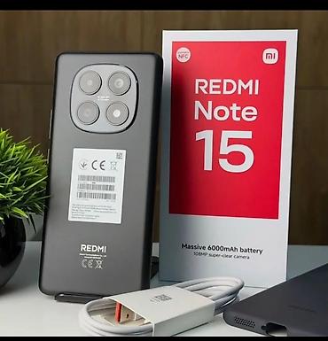 core 2: Redmi, Redmi Note 15, Б/у, 256 ГБ, цвет - Черный, 2 SIM — 1