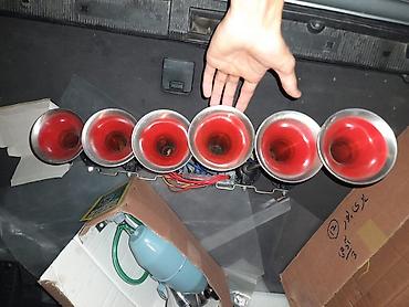 Avtoelektronika: Dəsti Bir yerdə 700 təzədi MSK 8 səsli hava siqnalı (horn) dəsti - — 3