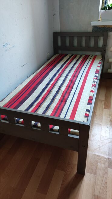 Детские односпальные кровати: Детская односпальная кровать, Б/у, Для девочки, Для мальчика, С матрасом, Дерево, Самовывоз at lalafo.kg — 2 Детские односпальные кровати: Детская односпальная кровать, Б/у, Для девочки, Для мальчика, С матрасом, Дерево, Самовывоз — 2