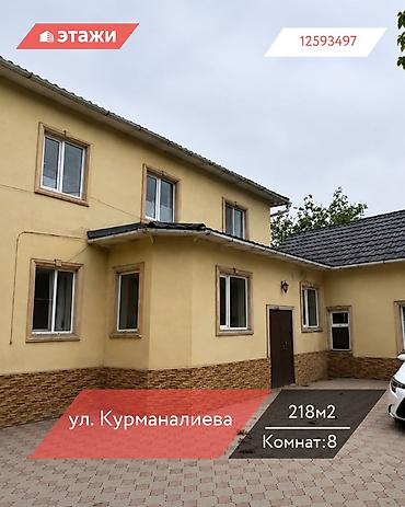 Продажа коттеджей и домов: 📍 ул. Курманалиева 🔘8-комнатный 🔘Этажи 2 🔘218м² 🔥 Идеальное комбо — 1