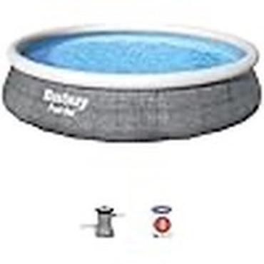 Бассейны: Надувной каркасный бассейн Bestway Fast Set (серия Fill & Rise) - — 3