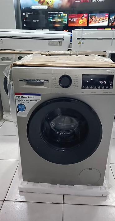 soba bosch: Paltaryuyan maşın Bosch, 9 kq, Yeni, Avtomat, Ünvandan götürmə — 1