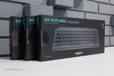 клавиатура компьютера: Беспроводная клавиатура Logitech MX Keys Mini графит, английская (ISO)
