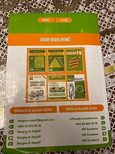 kitab capi: İngilis dili qayda kitabı Nərgiz Nəcəf razılaşma yolu var — 2