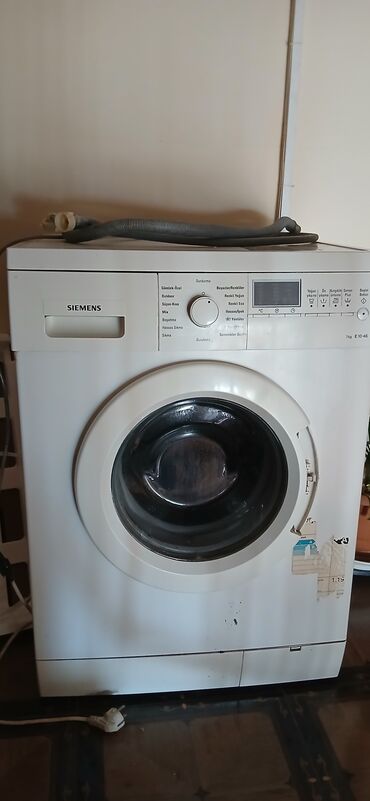 Elektrikli qızdırıcılar və radiatorlar: Paltaryuyan maşın Siemens, 7 kq, İşlənmiş, Avtomat, Qurutmasız, Kredit yoxdur, Ünvandan götürmə