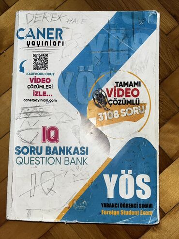 yos kitablari: Caner Yayınları YÖS İQ genel yetenekler soru bankası yalnız ilk