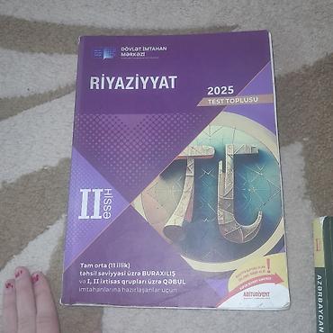 İdman və hobbi: Məhsul: Riyaziyyat 2025 – Test Toplusu (II hissə) Təsvir: - — 1