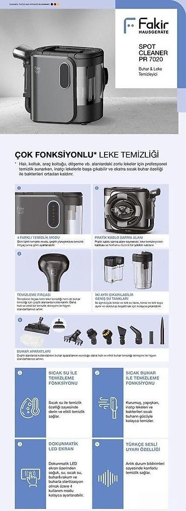 Tozsoranlar: Fakir Spot Cleaner 7020 Fakir Spot Cleaner 7020 2 i 1 də (xalça yuyan — 3