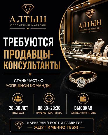 банк финка: Требуется Продавец-консультант в Ювелирный магазин, График: Сменный график, Карьерный рост, Полный рабочий день — 1