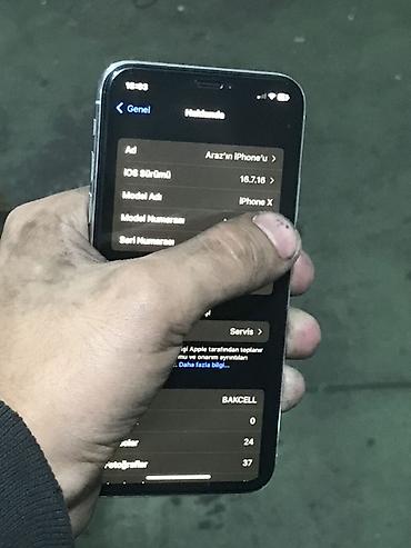 redmi note 15 kabro: IPhone X, Gümüşü, Face ID — 9