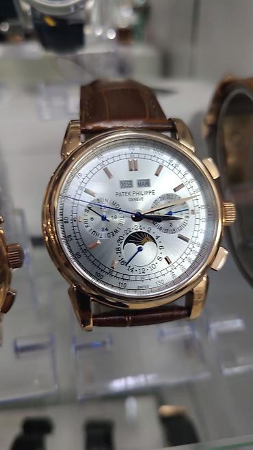saat omega: Patek Philippe Geneve kişi qol saatı – klassik üslubda, çoxfunksiyalı — 6
