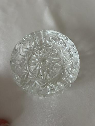 ev dekorları: Xrustal külqabı - Material: ağır, qalın divarlı kəsimli şüşə - Forma — 4